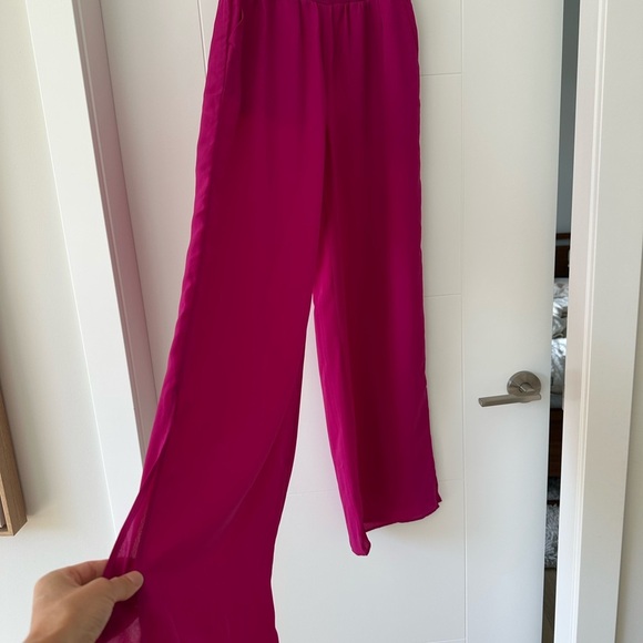 Banana Republic Fuchsia Maxi Skirt - Picture 2 of 7